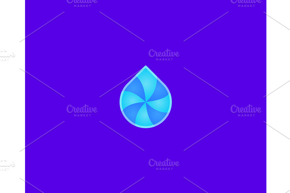 Water drop logo. preview 2