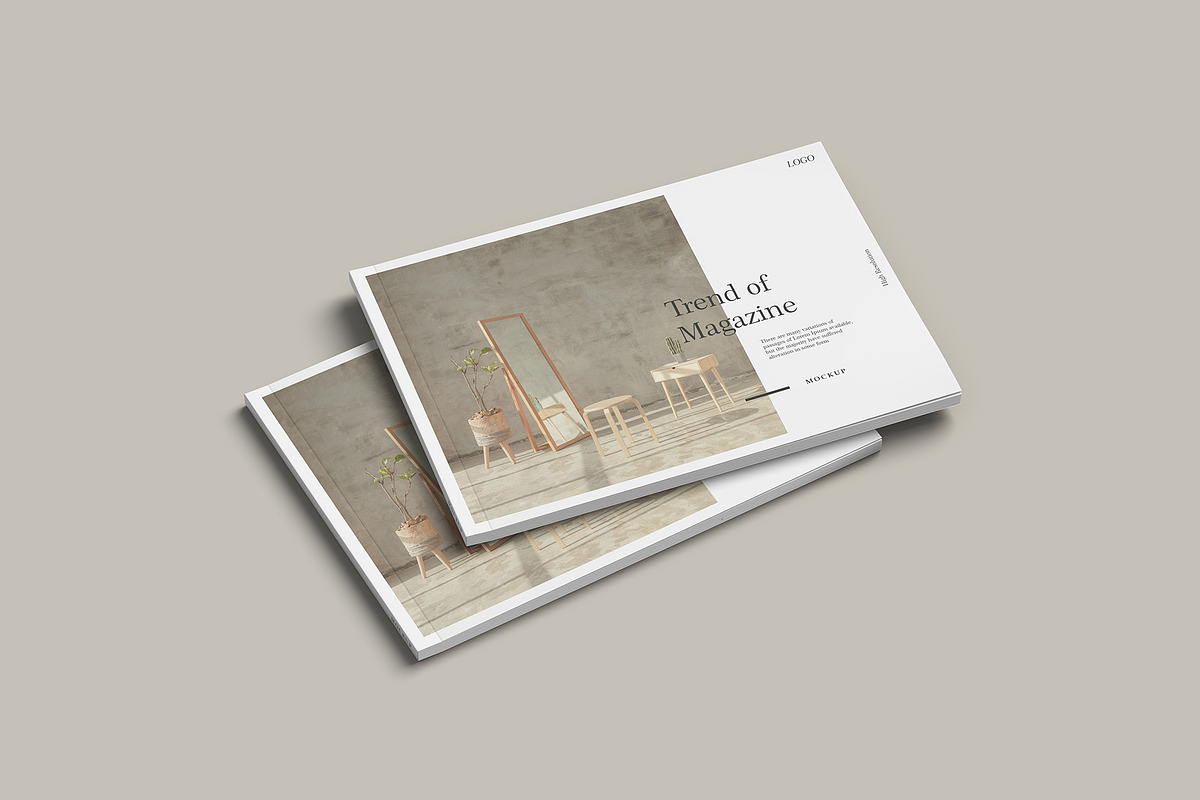 A4 Landscape Magazine Mockup, a Books & Magazine Mockup by graphicpages (Photo 10 of 15)