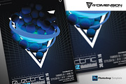 Electric Noise Flyer Template, a Flyer Template by Ravi Rajcoomar (Thumbnail 2 of 3)