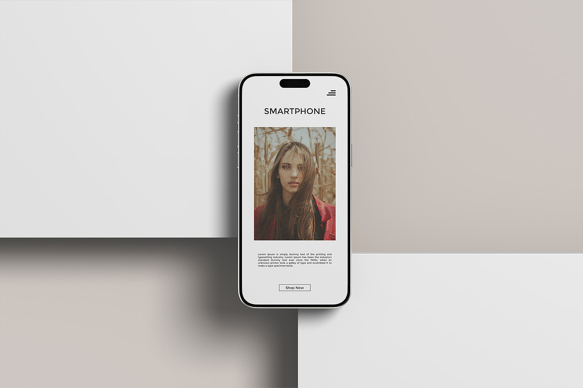 iPhone 15 Pro Max Mockup, an iPhone Mockup by graphicpages (Photo 2 of 11)