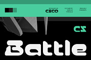 CS Battle – Futuristic Font, a Sans Serif Font by Craft Supply Co. (Thumbnail 1 of 8)