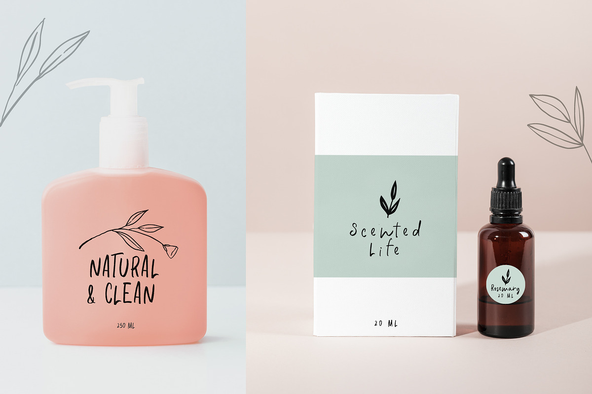 Botanical Garden Font & Logos preview 4