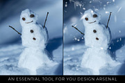 10 Realistic Photoshop Snow Brushes, a Brush Add-On by Dene Studios (Thumbnail 4 of 8)