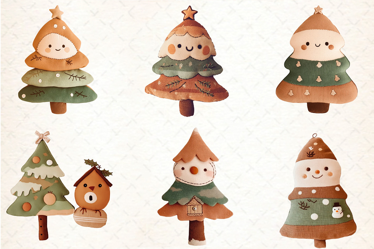 Cozy Christmas Hand-drawn Tree, an Illustration by DreamCafeArt (Photo 8 of 8)