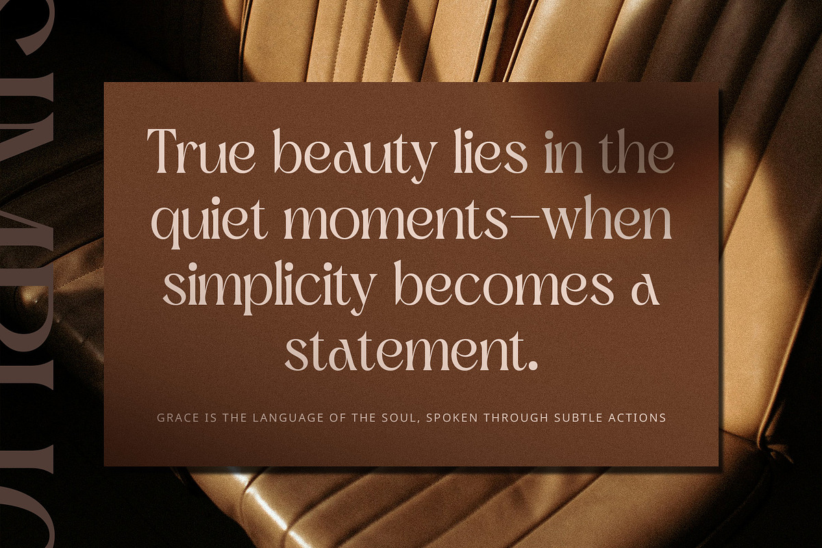 CS Facile – Elegant Font, a Serif Font by Craft Supply Co. (Photo 2 of 8)