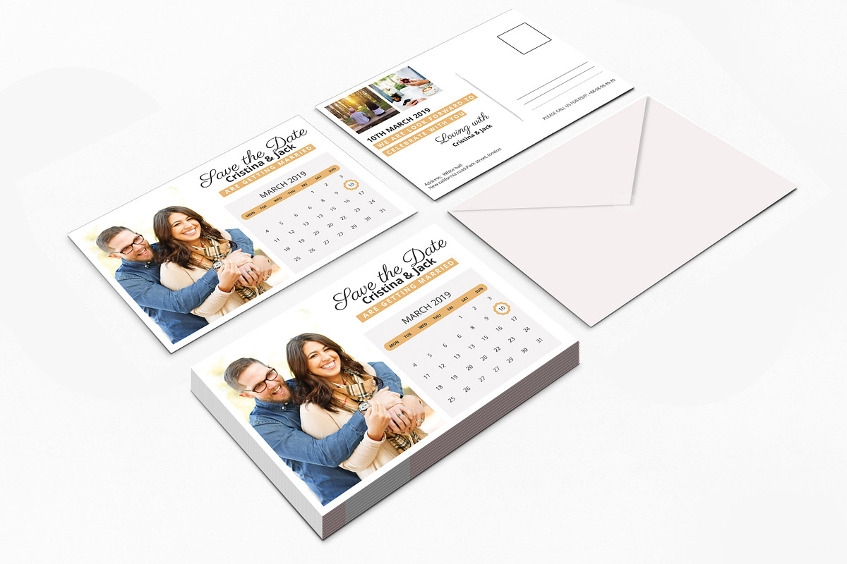 Save The Date Card, an Invitation Template by DGTouch (Photo 1 of 3)