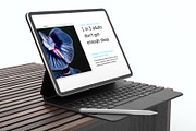 Tablet Mockup, an iPad Mockup by Mockupnine (Thumbnail 2 of 4)