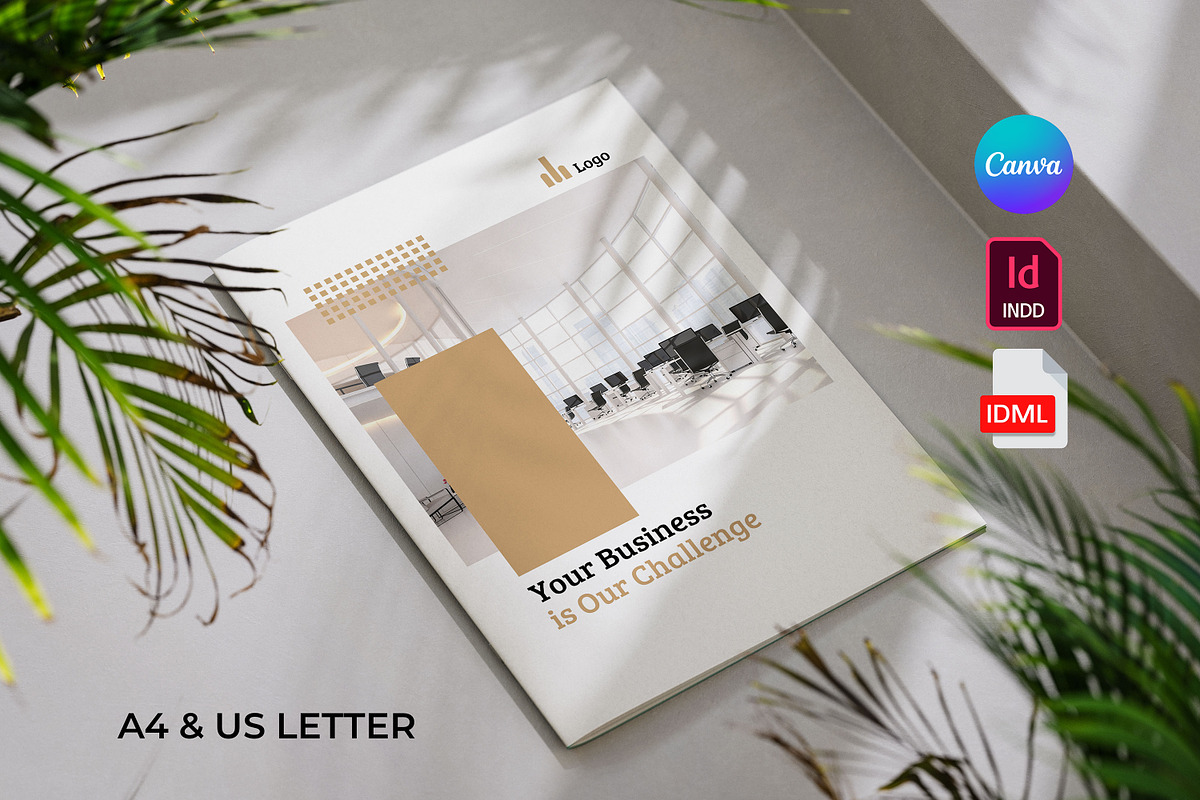 Minimal Business Brochure, a Brochure Template by SmmrDesign (Photo 1 of 9)