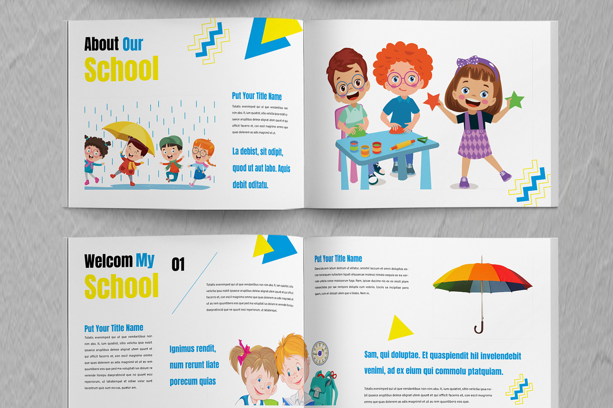 School Education Layout, a Brochure Template by ContestDesign (Photo 3 of 5)