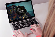4 High Quality Macbook Pro Mockups, a Mac Mockup by DesignLux (Thumbnail 4 of 5)