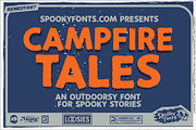 Campfire Tales, a Handwritten Font by Remedy667 (Thumbnail 1 of 5)