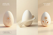 Easter Egg Illustrations | Minimal, a Seasonal Illustration by Preza Buro (Thumbnail 1 of 5)