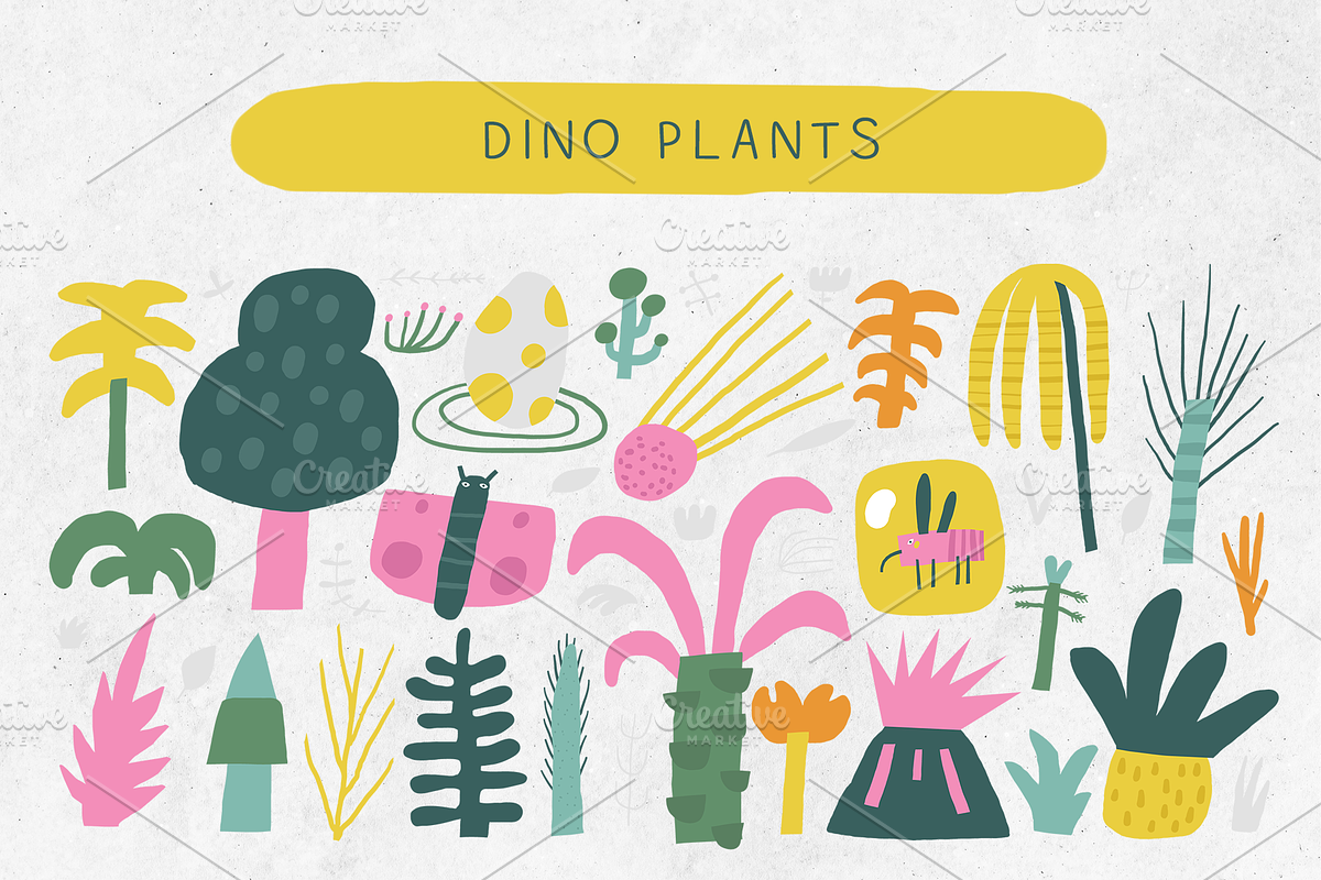 Dino Dinosaurs clip art, an Object Graphic by Veresk (Photo 6 of 12)