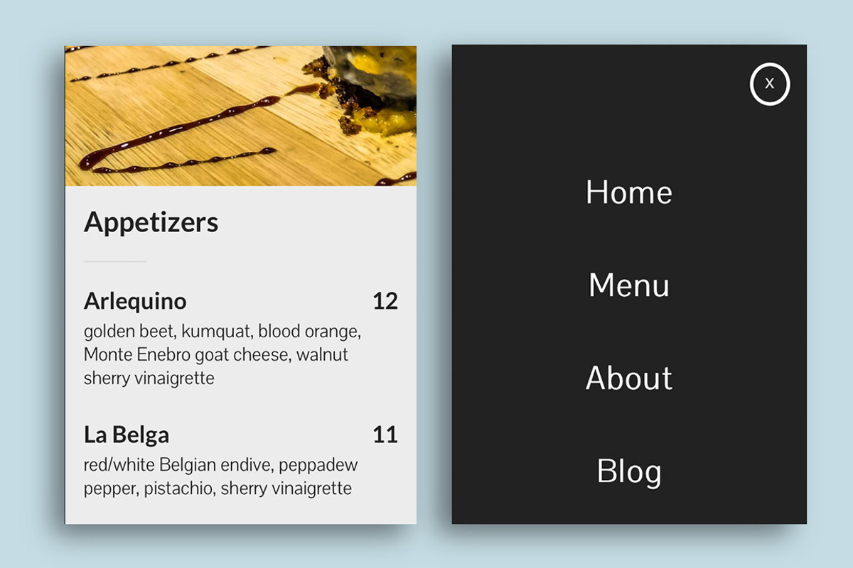 Mise En Place Restaurant WP Theme, a WordPress Template by Organized Themes (Photo 4 of 5)