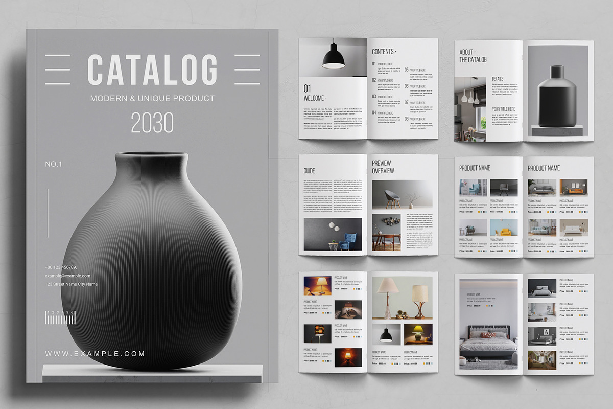 Catalog Brochure Layout, a Brochure Template by ContestDesign (Photo 1 of 3)