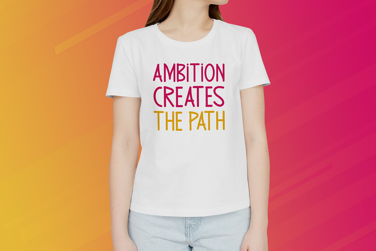 Rising Ambition Typeface, a Handwritten Font by Seemly Fonts (Photo 3 of 5)