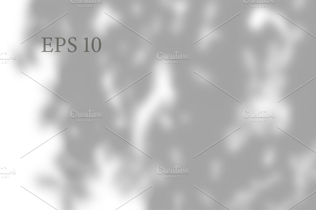 Transparent natural plant shadow, an Object Illustration by Zimages