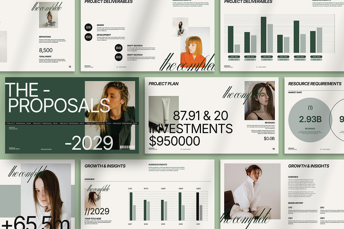 Project Proposal Presentation, a Presentation Template by Oriofix (Photo 3 of 11)