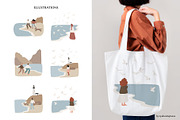 coastal landscape creator clipart, a Person Illustration by LyubovZaytseva (Thumbnail 11 of 18)