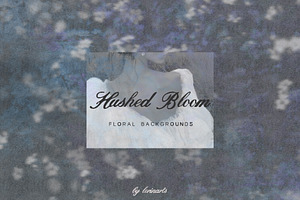 Hushed Bloom - Floral Backgrounds, a Texture Graphic by lerinartstudio