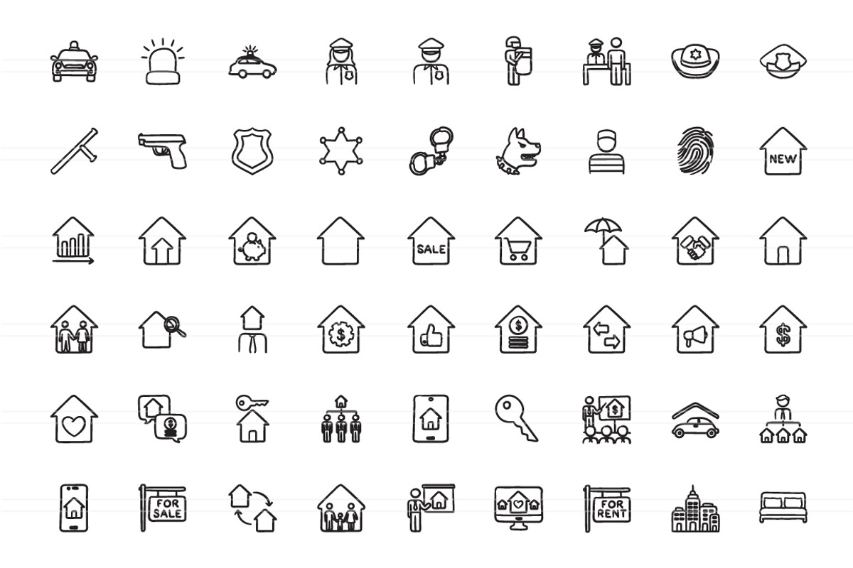 2100 Hand drawn vector icons, an Outline Icon by Visual Generation (Photo 25 of 43)
