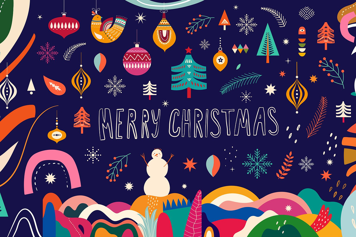 BEST CHRISTMAS BUNDLE 16 PRODUCTS, an Animal Illustration by MoleskoStudio (Photo 35 of 56)