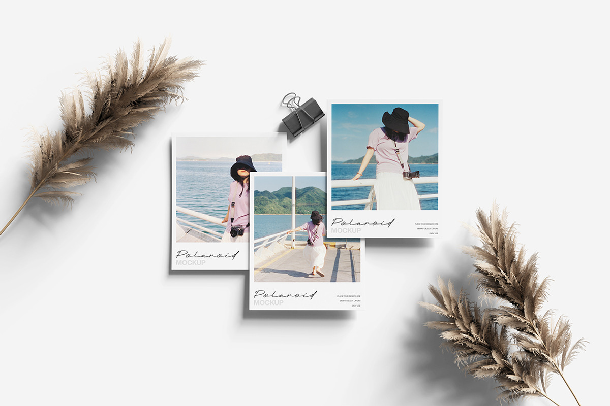 Polaroid Mockup, a Product Mockup by Indah (Photo 4 of 6)