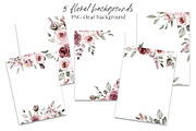 Dusty pink roses watercolor paint, an Illustration by Larisa Maslova (Thumbnail 7 of 8)
