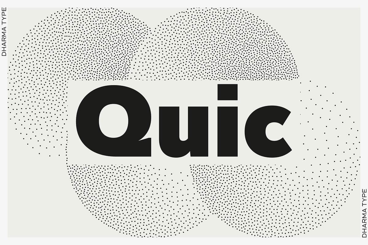 Quic, a Sans Serif Font by Dharma Type (Photo 1 of 10)