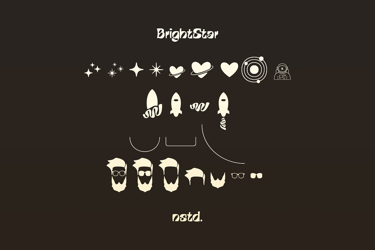 Bright Star, a Font by nurrontype (Photo 12 of 12)