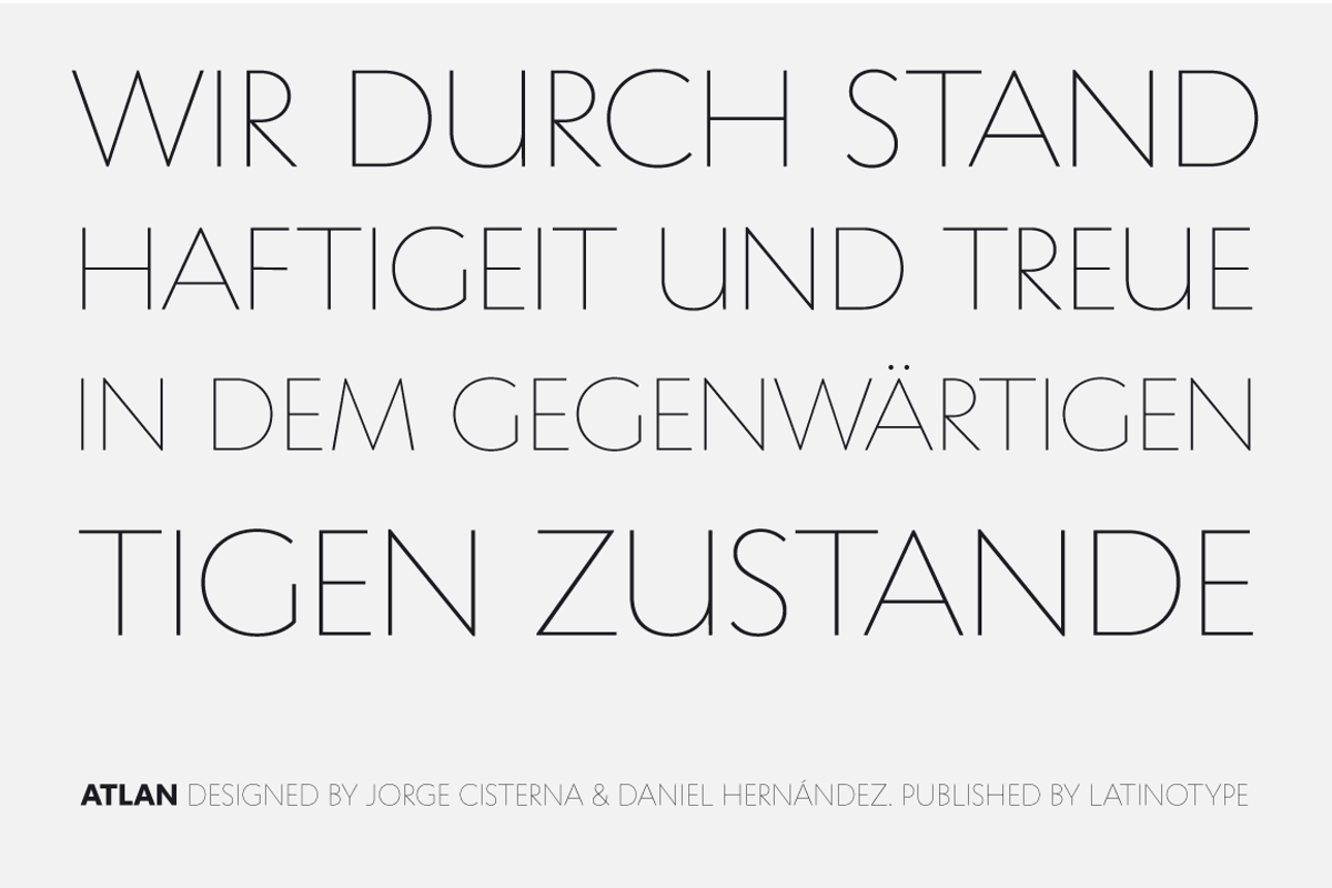 Atlan, a Sans Serif Font by Latinotype (Photo 7 of 10)