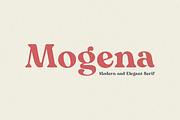 Mogena - Modern Serif Font, a Serif Font by Kulokale (Thumbnail 1 of 13)
