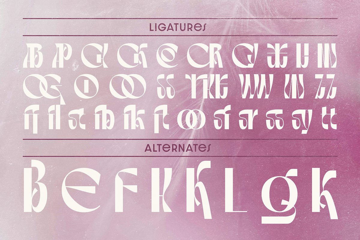 Abnorm Experimental Display Typeface, a Serif Font by Graphue (Photo 3 of 9)