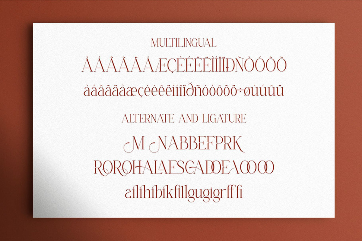 Venatea | New Serif Font With Italic, a Serif Font by Idea Studio (Photo 10 of 10)