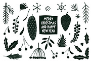 Christmas Plants Vector Collection, a Decorative Illustration by Lubov Illustrations Shop (Thumbnail 2 of 6)