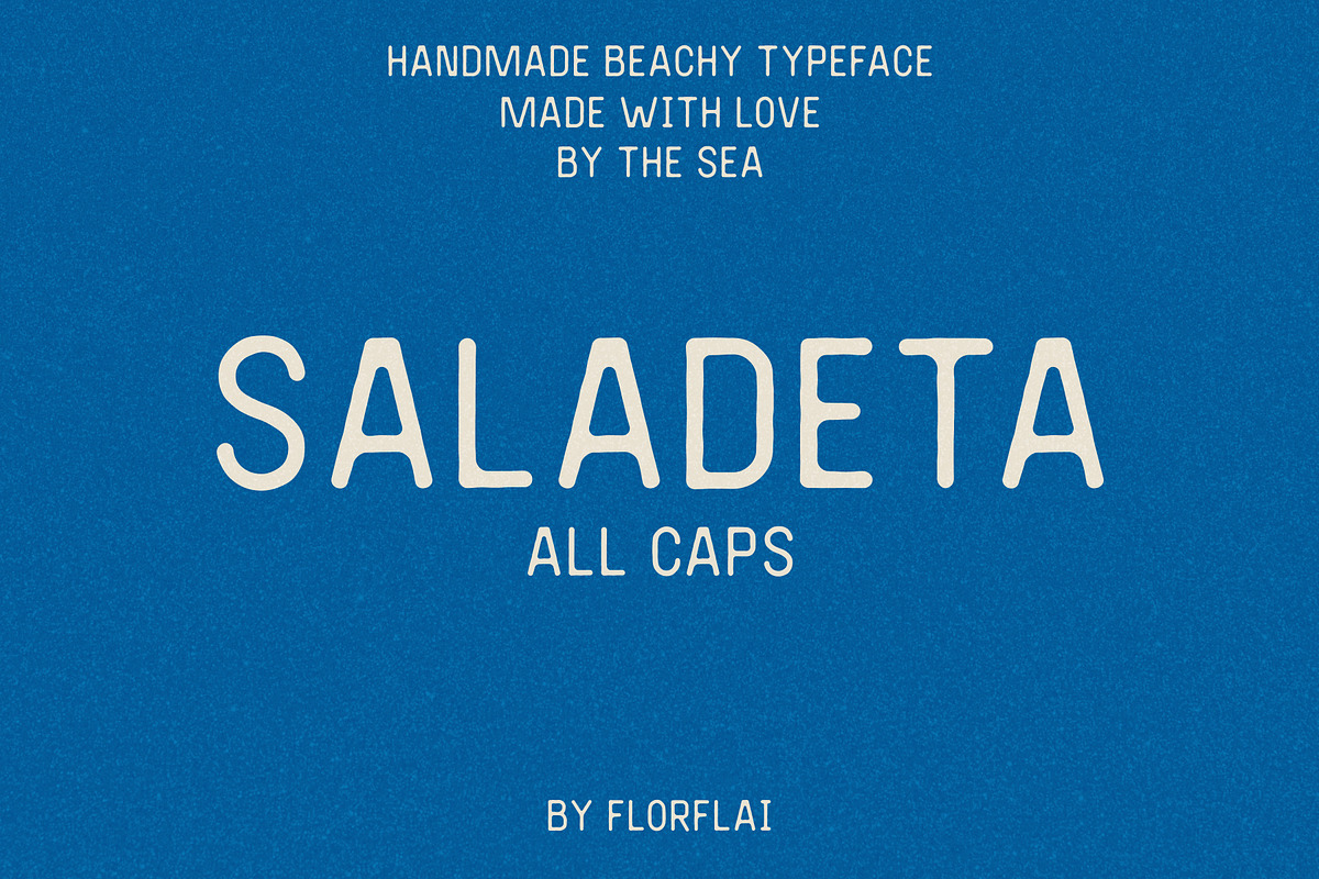 Saladeta, a Handwritten Font by Florflai (Photo 1 of 5)