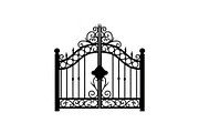 Ornate Wrought Iron Gate Vector Bund, an Illustration by Designs_River (Thumbnail 22 of 47)