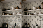 Vintage Farmhouse Wallpaper Mockup, a Household Mockup by LinnestCreative (Thumbnail 2 of 5)
