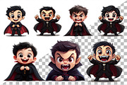 Cute cartoon Dracula. TShirt Sticker, an Animal Illustration by KENO Mascots (Thumbnail 2 of 10)