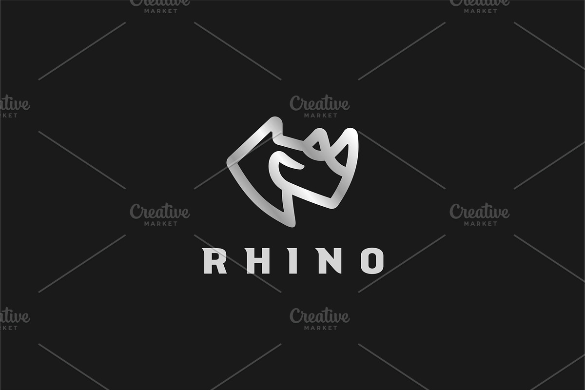Rhino Logo, a Branding & Logo Template by Metrolinevision