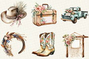 Western Boho Wedding Clipart, an Illustration by OK Design (Thumbnail 5 of 5)