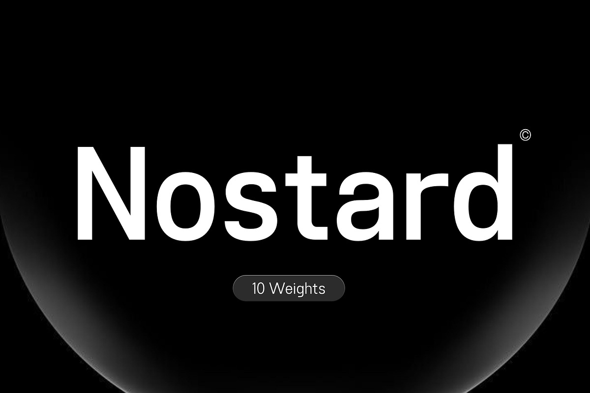 Nostard Font, a Sans Serif Font by Glyphminds Studios (Photo 1 of 10)