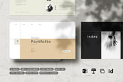 Portfolio Template, a Presentation Template by WhiteGraphic (Thumbnail 1 of 7)