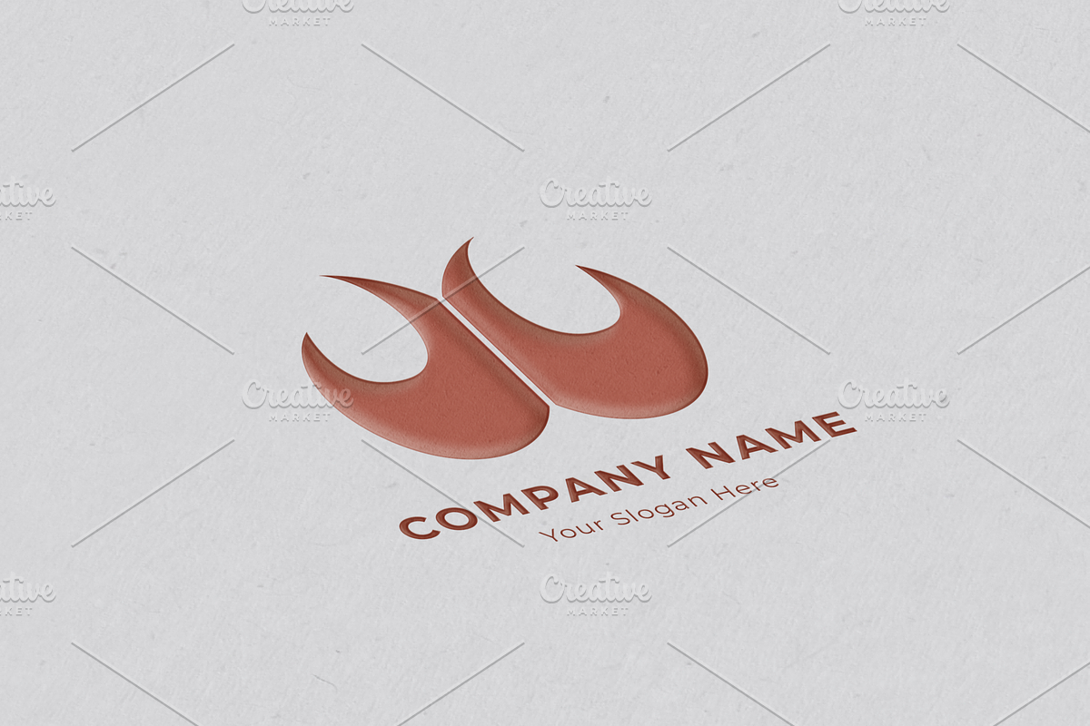 W and Crab Claw Logo Template, a Branding & Logo Template by IndraSign (Photo 2 of 2)