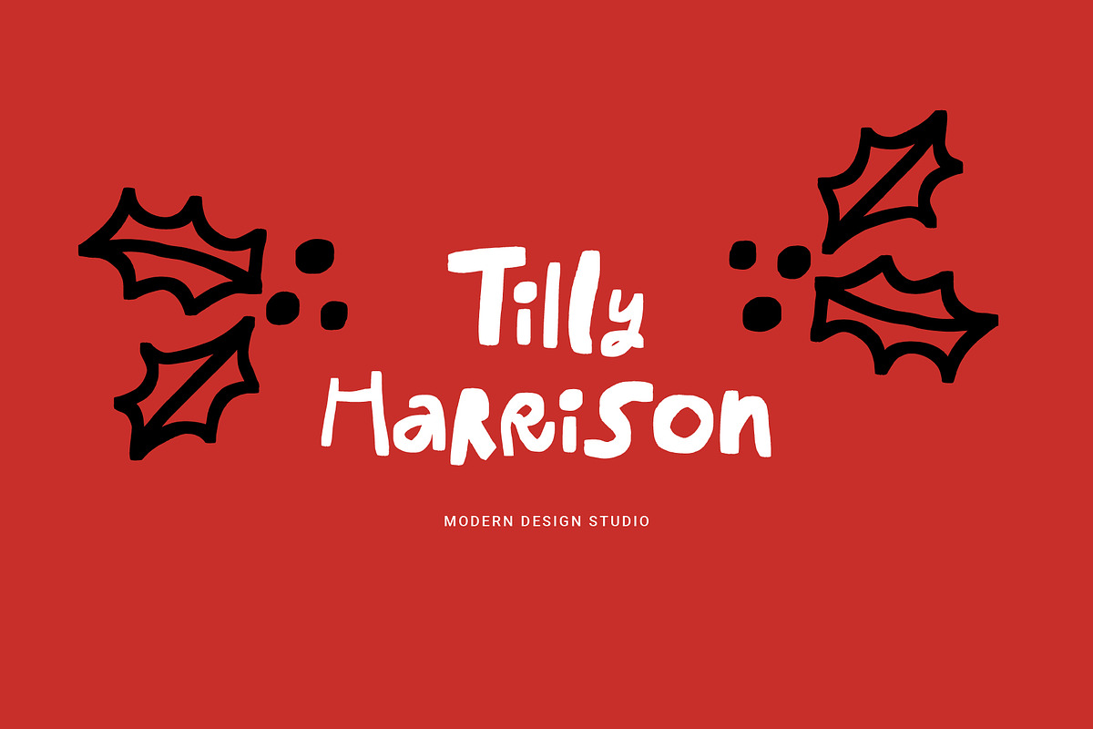HOLLY JOLLY FONT & 97 ILLUSTRATIONS, a Handwritten Font by Favete Art (Photo 18 of 24)