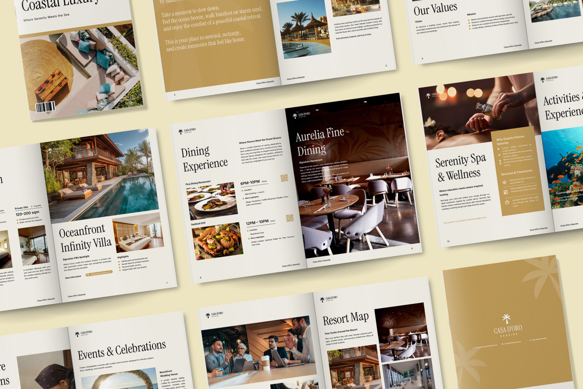 Luxury Resort Holiday Escape Brochur, a Brochure Template by twinstd (Photo 6 of 6)