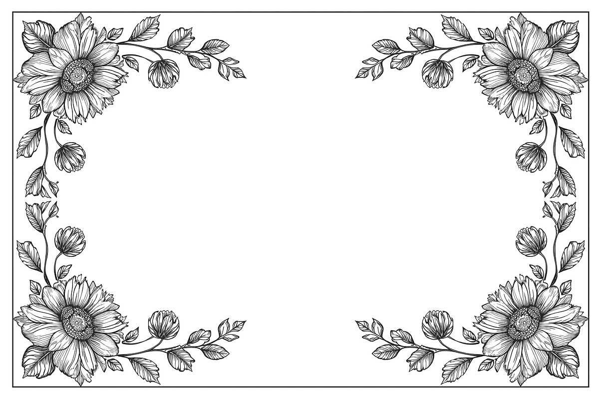 Laser Cut Floral Bundle, an Illustration by hafijul (Photo 8 of 9)