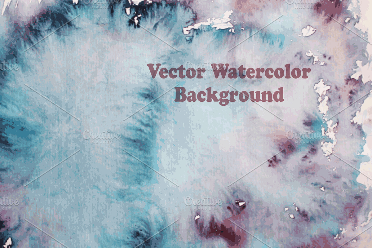 Vector watercolor background