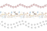 Paws and Puppies watercolor clipart, an Animal Illustration by Eves_Aquadreams (Thumbnail 6 of 8)