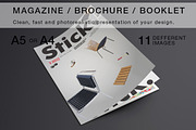 Magazine / Brochure Mock-up, a Print Template by ItemBridge (Thumbnail 1 of 5)
